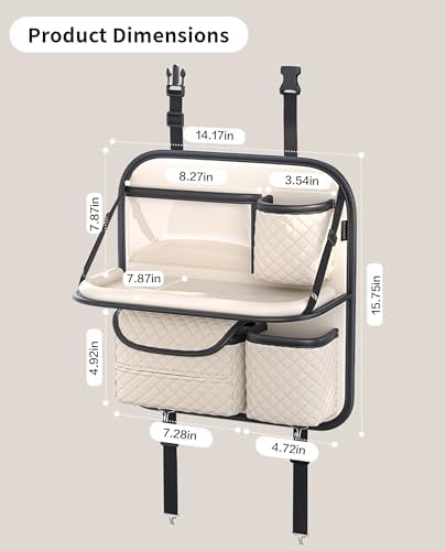 PU Leather Backseat Car Organizer - Image 2