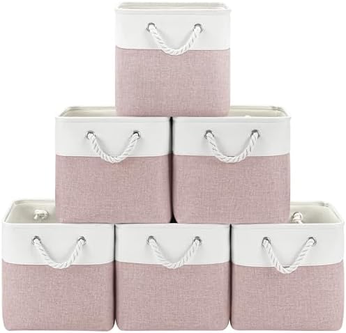 Patvingot 11-Inch Fabric Cube Storage Bins by Patvingot