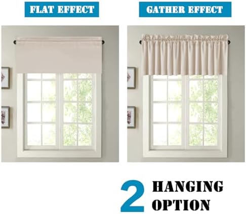 H.VERSAILTEX 2 Panels Blackout Valances - Image 6