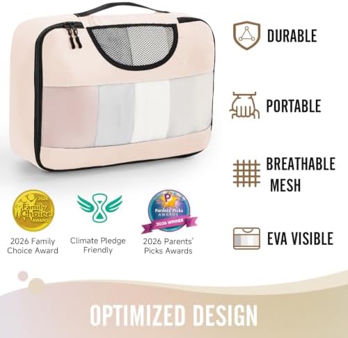 Veken 8 Set Packing Cubes for Travel Essentials, Suitcase Organizer Bags in 4 - Image 4