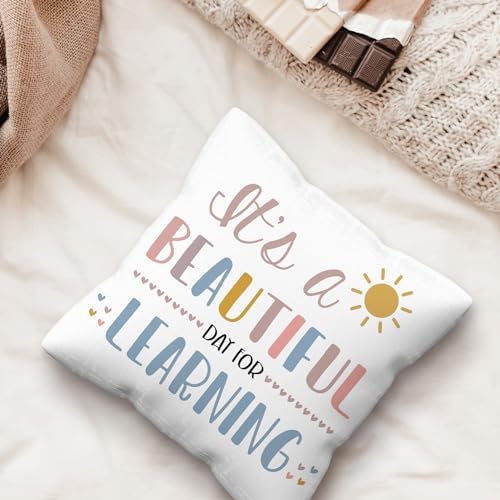 kdqua Boho Classroom Pillow Covers 18x18, Classroom Read Corner Decor Throw - Image 5