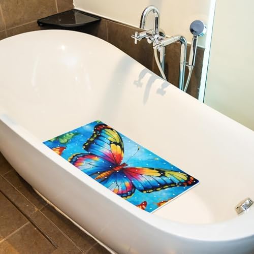 Non Slip Shower Mat Bathtub Mat 15.1x26.8 Inch, Quick Dry Bath Mat - Image 5