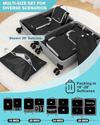 Gonex 10-Piece Compression Packing Cubes - Image 6