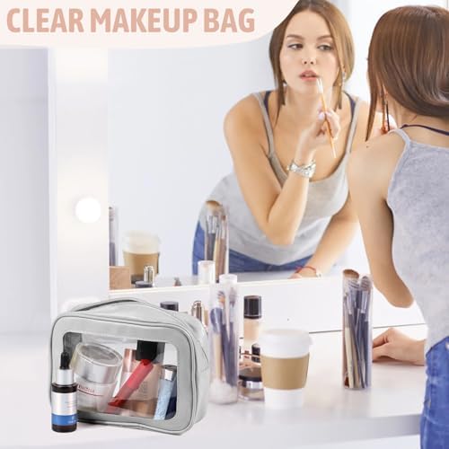 YOPCDJ 3PCS Clear Toiletry Bag, TSA Approved Travel Pouch - Image 6