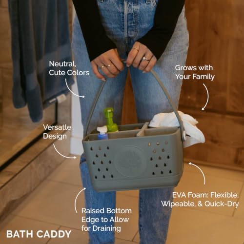 Parker Baby Bath Caddy | BPA Free & Food Grade Shower Caddy Organizer - Image 2