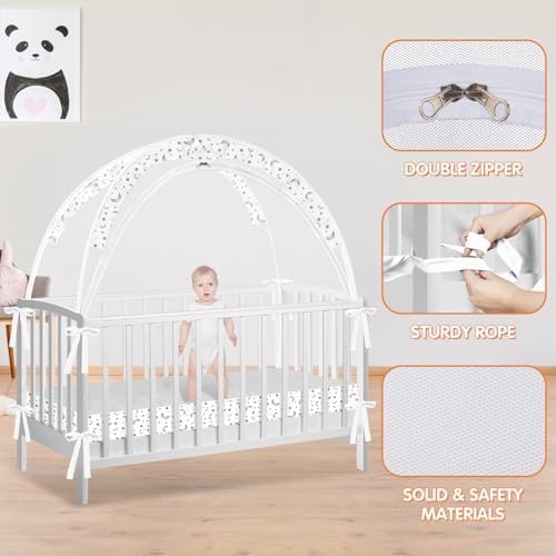 Crib Tent to Keep Baby from Climbing Out - Image 4
