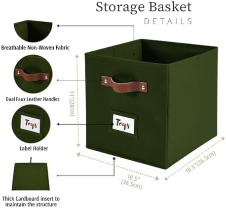 DECOMOMO Storage Bins, Cube Storage Bin - Image 3