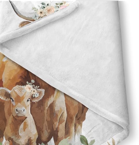 Custom Highland Cow Crib Bedding Set - Image 6