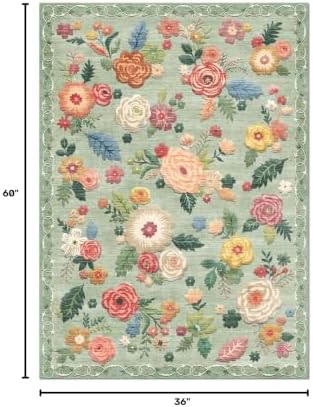 3x5 Bedroom Area Rug Washable: Throw Rugs - Image 2