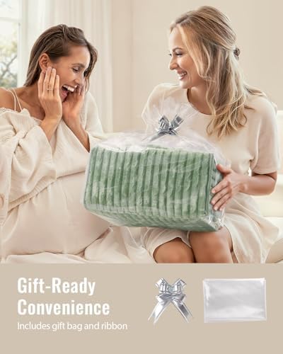 Blissful Diary Flannel Diaper Caddy Organizer & Gift Packaging, Sage Green - Image 6