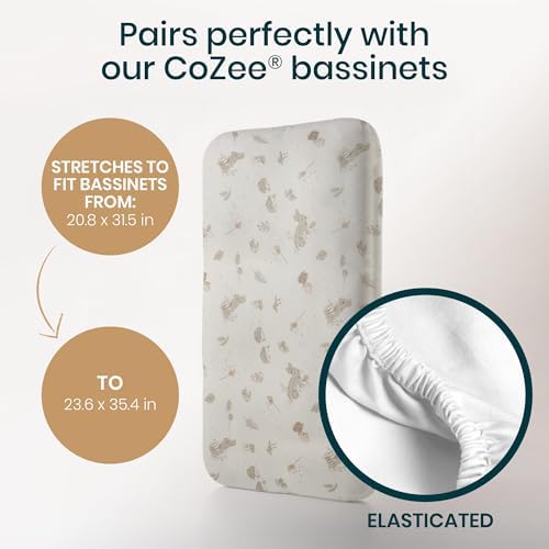 Tutti Bambini Premium Bassinet Sheets, 2 Pack - Image 3
