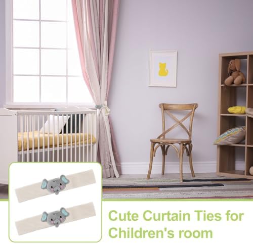 Cute Cartoon Animal Curtain Tiebacks - Image 6