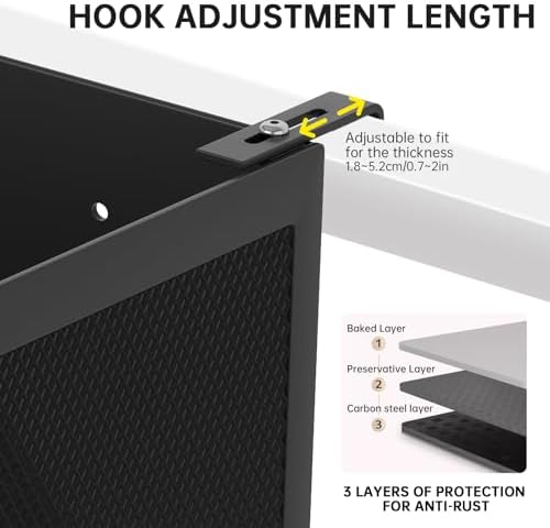 Bedside Caddy Shelf for Bunk Bed, L11in*W4.9in*H3.93in - Image 5