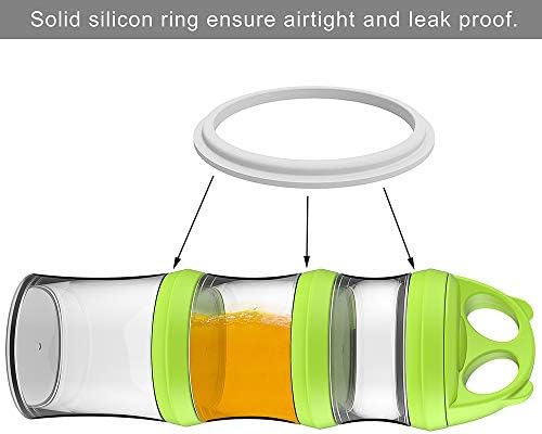 SELEWARE Green Stackable Snack Containers - Image 3