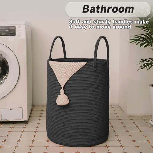 JMvicyroam 100L Cotton Rope Laundry Basket Hamper - Image 5