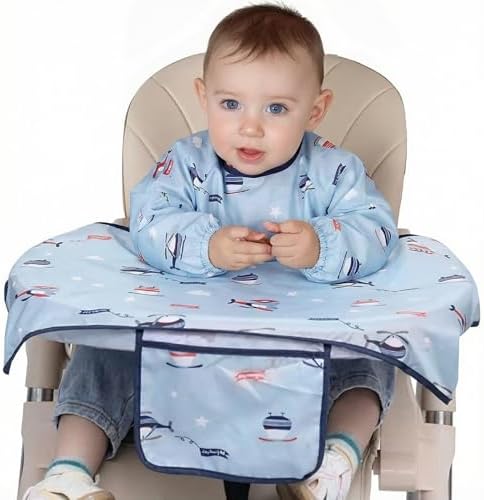 Adjustable Long Sleeve Baby Bibs by MOTEERLLU