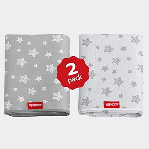 Splat Mat for Under High Chair, Anti Slip Splash Mess Floor Mat 2 Pack - Image 2
