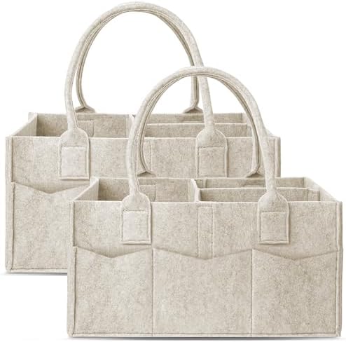Cute Castle 2 Pack Diaper Caddy Organizer by Cute+Castle