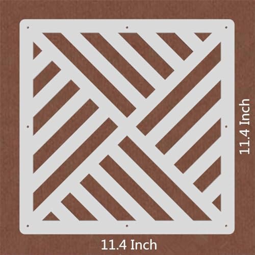 White Hanging Room Divider, 12 Pieces Wood-Plastic DIY Panel Screens Partition - Image 5