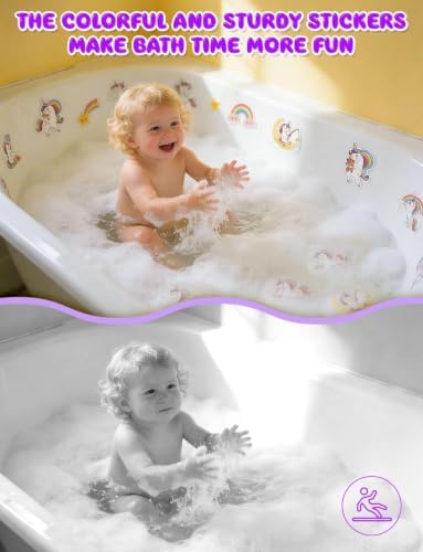 26Pcs Non Slip Bathtub Stickers, Cute Unicorn Stickers - Image 6