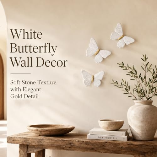 GUSFREUD 3D Butterfly Wall Decor Set – Resin Wall Decor - Image 2