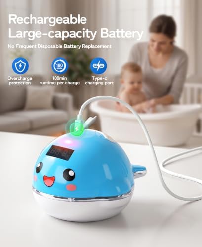 Pircaath Light Up Bath Sprinkler Toy - Image 7