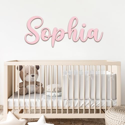 Personalized Wooden Name Sign for Nursery by Challengebutfun