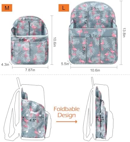 Surblue Backpack Organizer Insert Liner Hanging Travel Rucksack Purse and - Image 4