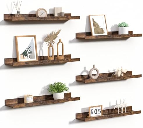 upsimples Floating Shelves for Wall Decor and Storage by upsimples