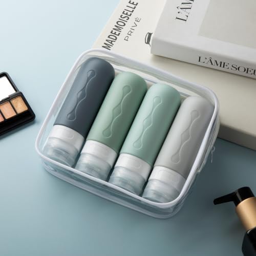 Gemice Travel Bottles for Toiletries, Tsa Approved, Travel Size Containers - Image 2
