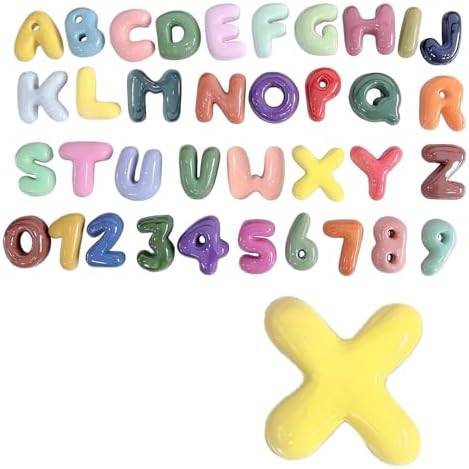 4 Inch Gypsum Letter or Number for Wall Decor, Single Alphabet or Digit for by Train2decor