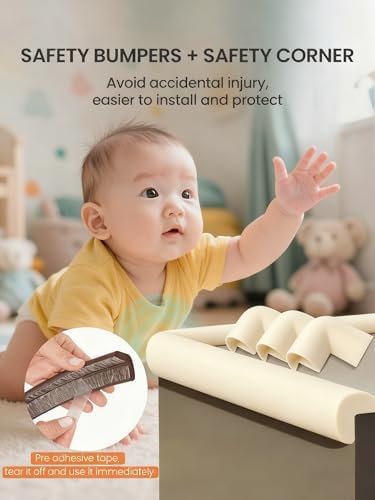 Baby Corner Protector Guards, 6.6FT 0.47'' Thick, Peel and Stick - Image 5