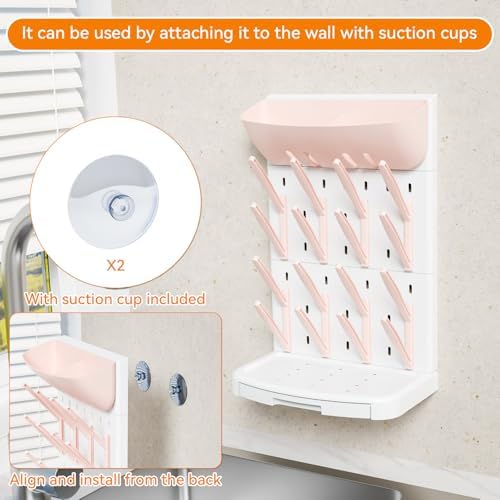 SuoXing Vertical Baby Bottle Drying Rack - Image 5