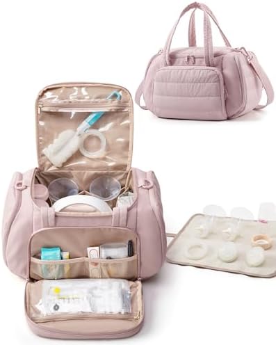 Marscamd Quilted Breast Pump Bag Compatible by Marscamd