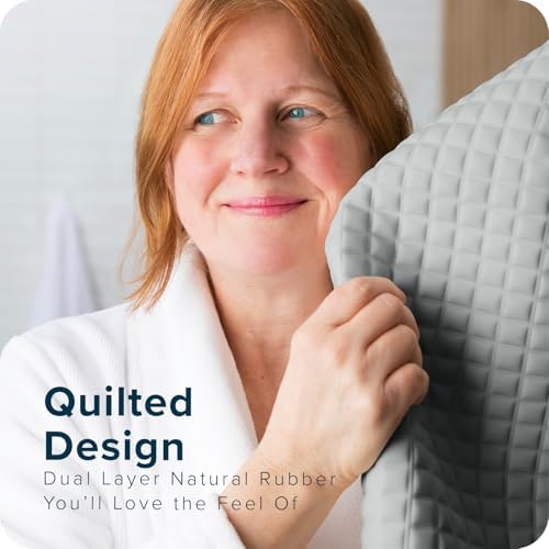 SlipX Solutions Pillow Top Soft Padded Non Slip Bathtub Mat - Image 4