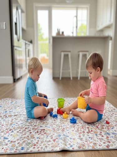 Waterproof High Chair Splat Mat – Machine Washable Floor & Table Protector - Image 6