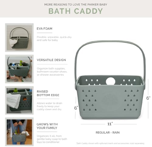 Parker Baby Co. Quick-Dry Bath Caddy Organizer - Image 4