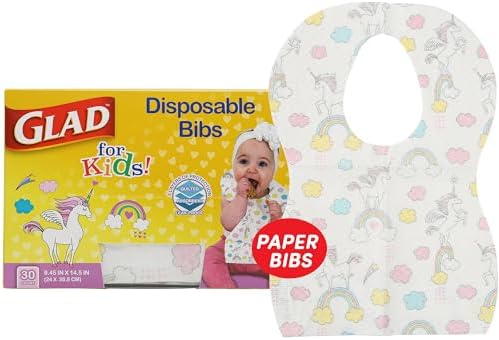 Glad for Kids Disposable Paper Bibs by GladTrashFoodStorage