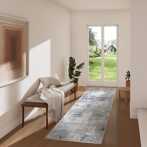 Washable Kitchen Rugs Non Slip: 2'6"x8' Hallway Rug Soft Boho Carpet Runner - Image 4