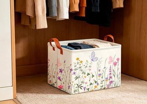 CLOCOR Rectangular Storage Basket Empty, Gift Basket, Waterproof Storage Bin - Image 5