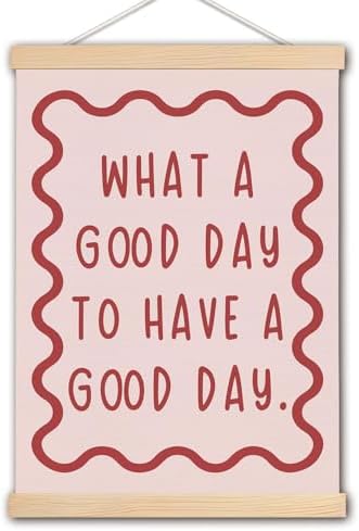 DNEULYR Pink Motivational Wall Art Poster, Inspirational Wall Decor, What a by Unknown