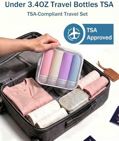 Redfly Silicone TSA Approved Travel Bottles - Image 6