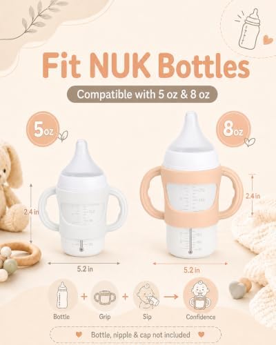 2 Pack Silicone Baby Bottle Handles - Image 3