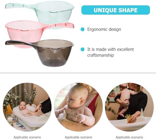 3pcs Bath Water Ladle Set with Long Handle Reusable Household Water Scoop - Image 7