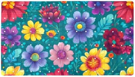 Bath Tub Shower Mat, Washable Bathtub Floor Mats, Suction Cups and Drain Holes by Anna+Cowper
