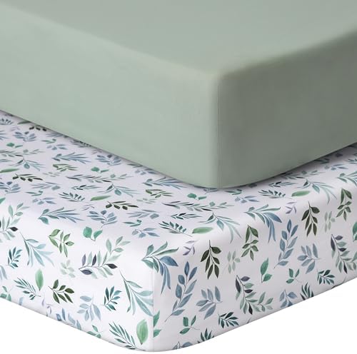Pack and Play Sheets Fitted, 2 Pack Pack n Play Sheets by GUNTAIL