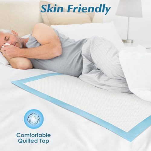 50 Count 30” x 36” Super Absorbency Disposable Underpads - Image 5