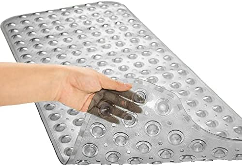 TEESHLY Bathtub Mats for Shower Tub, Extra Long Non-Slip 39 x 16 Inch Bath Mat - Image 2