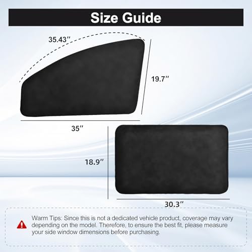 XCBYT Magnetic Car Window Covers - Image 5