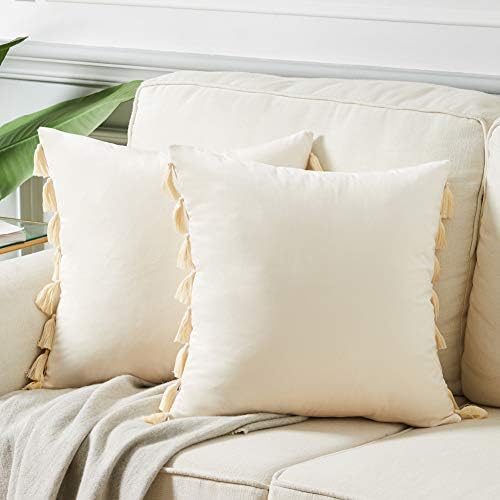 Fancy Homi Pack of 2 Boho Decorative Throw Pillow Covers by Fancy+Homi